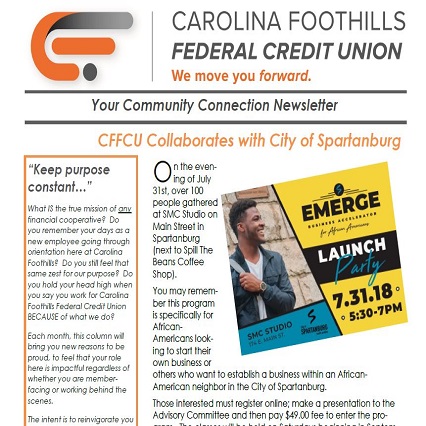 Carolina Foothills FCU press release